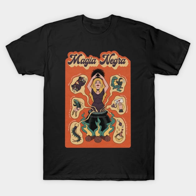 Black magic T-Shirt by atomiqueacorn